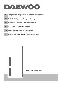 Brugsanvisning Daewoo CKL0278ESMA0-EU Køle-fryseskab
