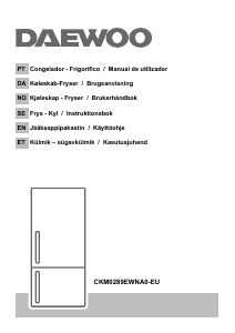Brugsanvisning Daewoo CKM0289EWNA0-EU Køle-fryseskab