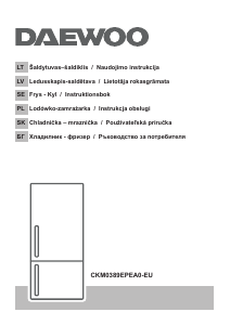 Návod Daewoo CKM0389EPEA0-EU Chladnička s mrazničkou
