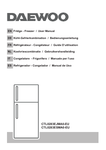Manual de uso Daewoo CTL0283EJMA0-EU Frigorífico combinado