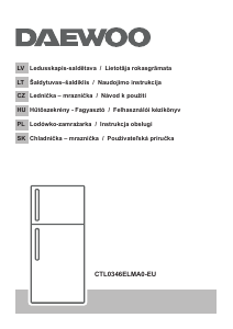 Használati útmutató Daewoo CTL0346ELMA0-EU Hűtő és fagyasztó