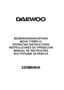 Bruksanvisning Daewoo 32DM64HA LED TV