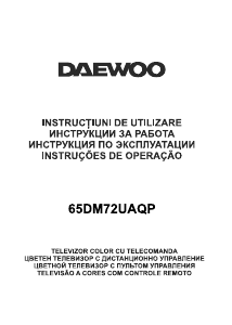 Bruksanvisning Daewoo 65DM72UAQP LED TV