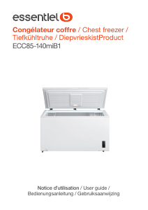 Bedienungsanleitung Essentiel B ECC 85-140miB1 Gefrierschrank