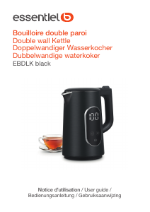 Bruksanvisning Essentiel B EBDLK Vattenkokare