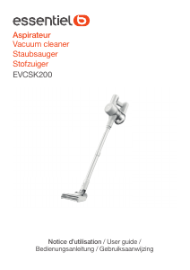 Handleiding Essentiel B EVCSK200 Stofzuiger