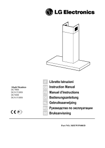 Bruksanvisning LG DC6152SEU Köksfläkt