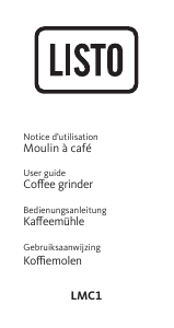 Bedienungsanleitung Listo LMC1 Kaffeemühle