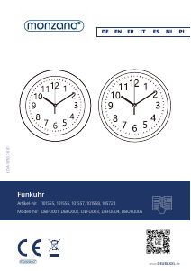 Bedienungsanleitung Monzana 105728 Uhr