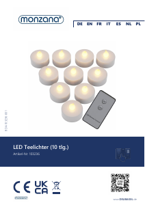 Bruksanvisning Monzana 103236 LED-ljus