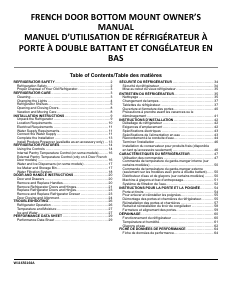 Mode d’emploi Whirlpool WRFC5036RV Réfrigérateur combiné