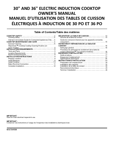 Mode d’emploi Whirlpool WCIT7030SB Table de cuisson