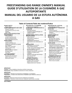 Manual de uso Whirlpool WFGS5730SB Cocina