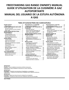 Manual de uso Whirlpool WFGS4530SB Cocina