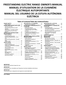 Manual de uso Whirlpool WFES5730SZ Cocina