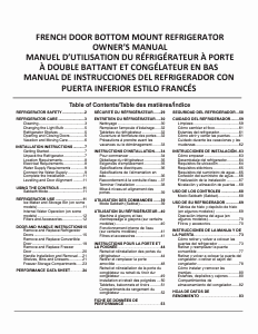 Manual de uso Whirlpool WRMF3336SW Frigorífico combinado