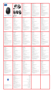 Manuale Philips SPK7507B Mouse