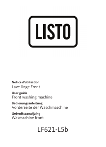 Handleiding Listo LF 612-L5b Wasmachine