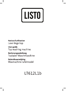 Bedienungsanleitung Listo LT 612-L1b Waschmaschine