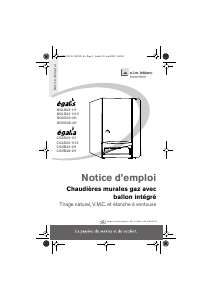 Mode d’emploi e.l.m. leblanc CGLB23-1H Egalia Chaudière à gaz