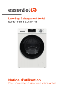 Mode d’emploi Essentiel B ELF 814-4b Lave-linge