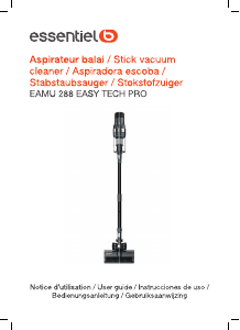 Manual de uso Essentiel B EAMU 288 EASY TECH PRO Aspirador