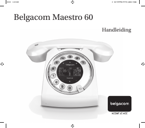 Handleiding Belgacom Maestro 60 Draadloze telefoon