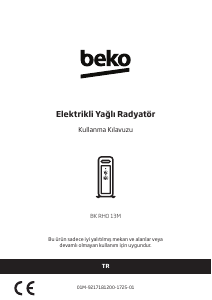 Kullanım kılavuzu BEKO BK RHO 13M Isıtıcı