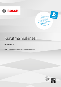 Kullanım kılavuzu Bosch WQG25201TR Kurutma makinesi
