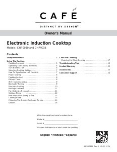 Mode d’emploi Café CHP90361TBB Table de cuisson