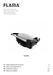Bruksanvisning Flama 4421FL Smörgåsgrill