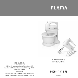 Manual Flama 1405FL Misturador da mão