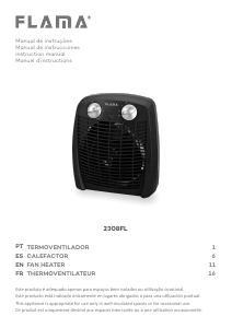 Manual Flama 2308FL Aquecedor
