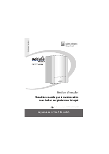 Mode d’emploi e.l.m. leblanc GVTC24-1H Odealis Chaudière à gaz