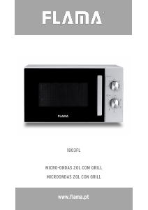 Manual de uso Flama 1803FL Microondas
