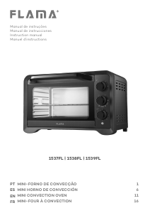 Manual de uso Flama 1537FL Horno