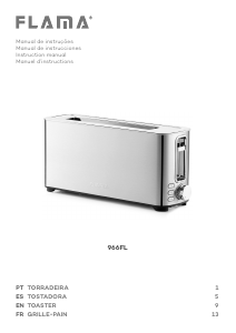 Mode d’emploi Flama 966FL Grille pain