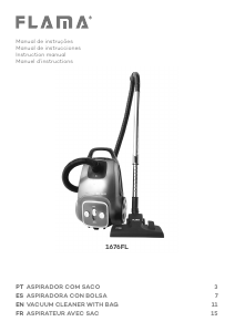 Manual de uso Flama 1676FL Aspirador