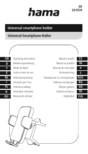 Használati útmutató Hama 00201974 Universal Telefontartó