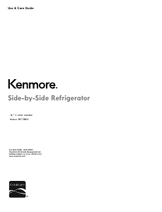Manual Kenmore 897.51805320 Fridge-Freezer