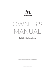 Manual de uso Monogram ZDT985SSNSS Lavavajillas