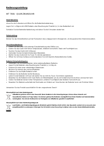 Mode d’emploi Technoline WT 7006 Horloge
