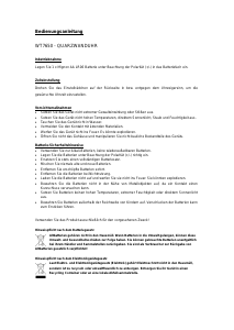 Mode d’emploi Technoline WT 7650 Horloge