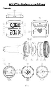 Manual de uso Technoline WS 9059 Estación meteorológica