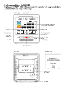 Manual de uso Technoline WS 9420 Estación meteorológica