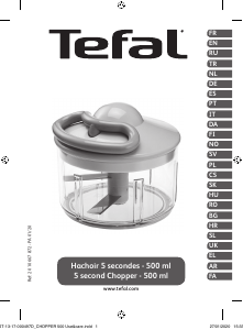 Manuale Tefal K1330404 Tritatutto