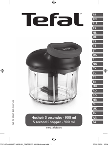 Manuale Tefal K1321224 Tritatutto