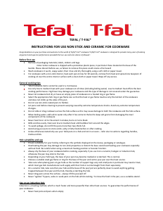 Bruksanvisning Tefal L7832902 Gryta