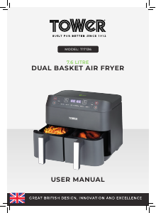 Manual Tower T17136 Deep Fryer