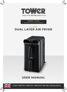 Manual Tower T17190 Deep Fryer
